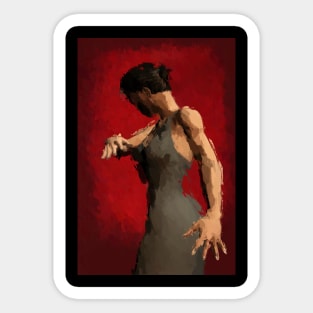 Flamenco Dancer Sticker